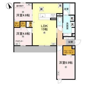 3LDK 間取り図