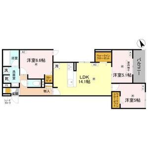 3LDK 間取り図