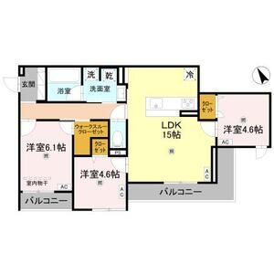 3LDK 間取り図
