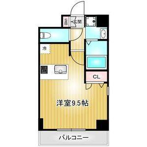 ワンルーム 間取り図