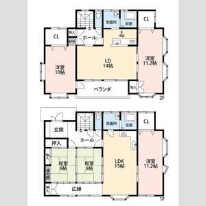 5LDK 間取り図