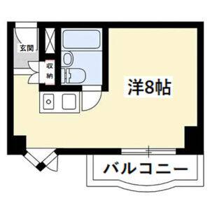 ワンルーム 間取り図