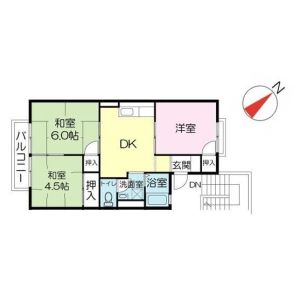 3DK 間取り図