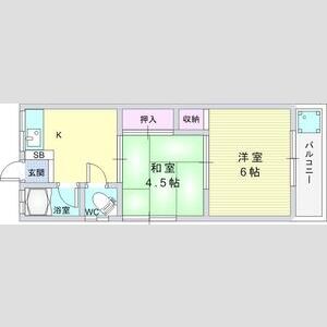2K 間取り図