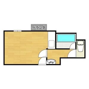 ワンルーム 間取り図