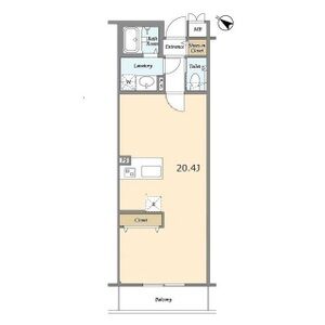 ワンルーム 間取り図