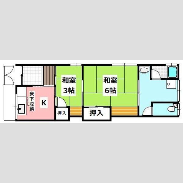 戸伏町平屋2戸1