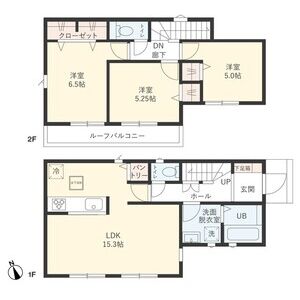 3LDK 間取り図