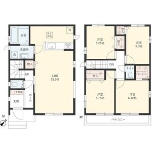 4LDK 間取り図
