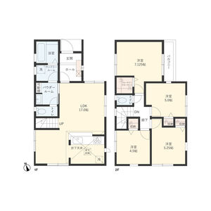 4LDK 間取り図