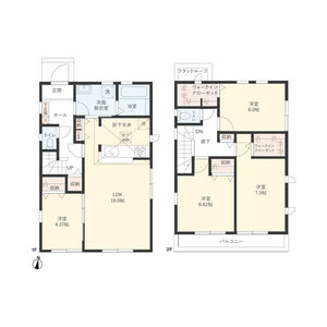 4LDK 間取り図