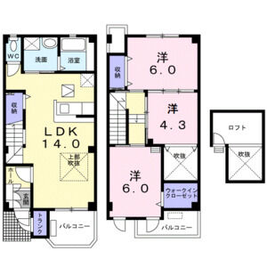 3LDK 間取り図