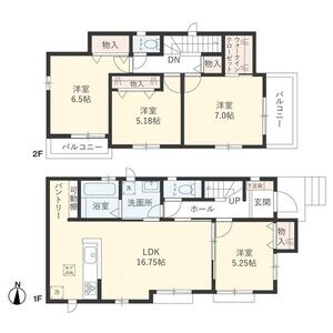 4LDK 間取り図