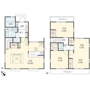 3LDK 間取り図