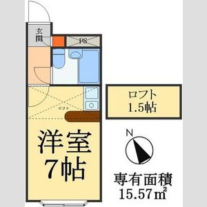 ワンルーム 間取り図