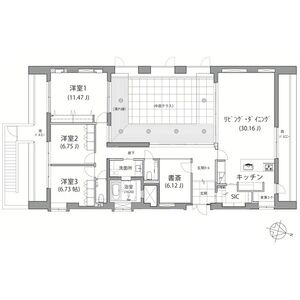 3LDK 間取り図