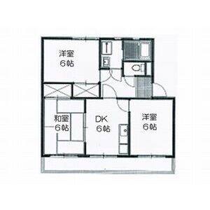 3DK 間取り図