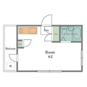 ワンルーム 間取り図