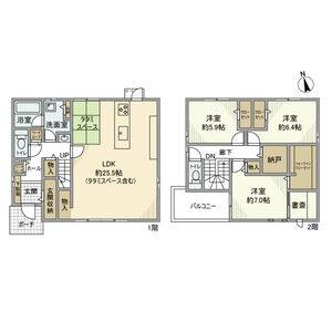 3LDK 間取り図