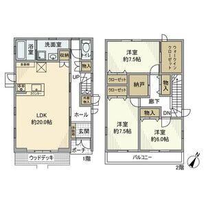 3LDK 間取り図