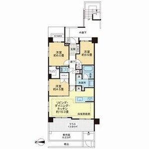 3LDK 間取り図