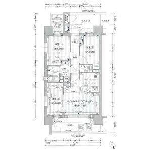 3LDK 間取り図