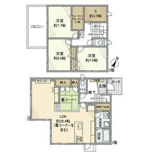 3LDK 間取り図