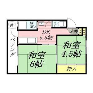 2K 間取り図