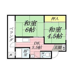 2K 間取り図