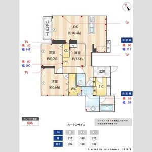 3LDK 間取り図