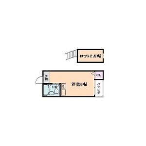 ワンルーム 間取り図