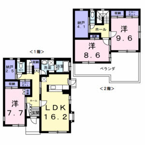3LDK 間取り図