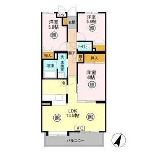 3LDK 間取り図