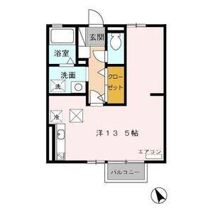 ワンルーム 間取り図