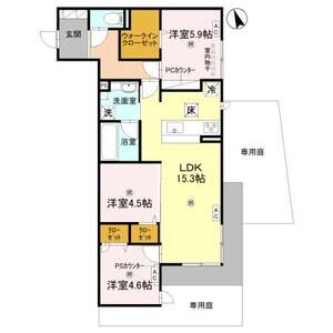 3LDK 間取り図