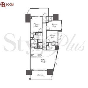 3LDK 間取り図