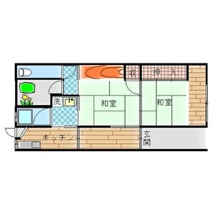 2K 間取り図