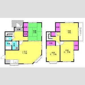 4LDK 間取り図
