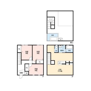 3LDK 間取り図