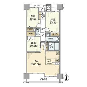 3LDK 間取り図