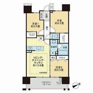 3LDK 間取り図