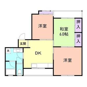 3DK 間取り図