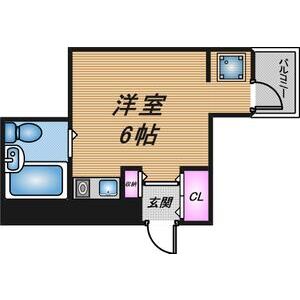 ワンルーム 間取り図