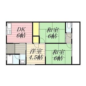 3DK 間取り図