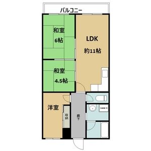 3LDK 間取り図