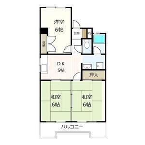 3DK 間取り図