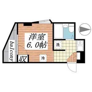 ワンルーム 間取り図