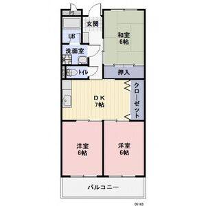 3DK 間取り図