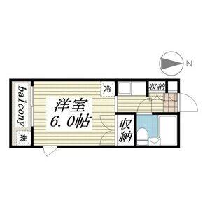 ワンルーム 間取り図