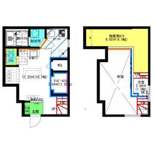 ワンルーム 間取り図